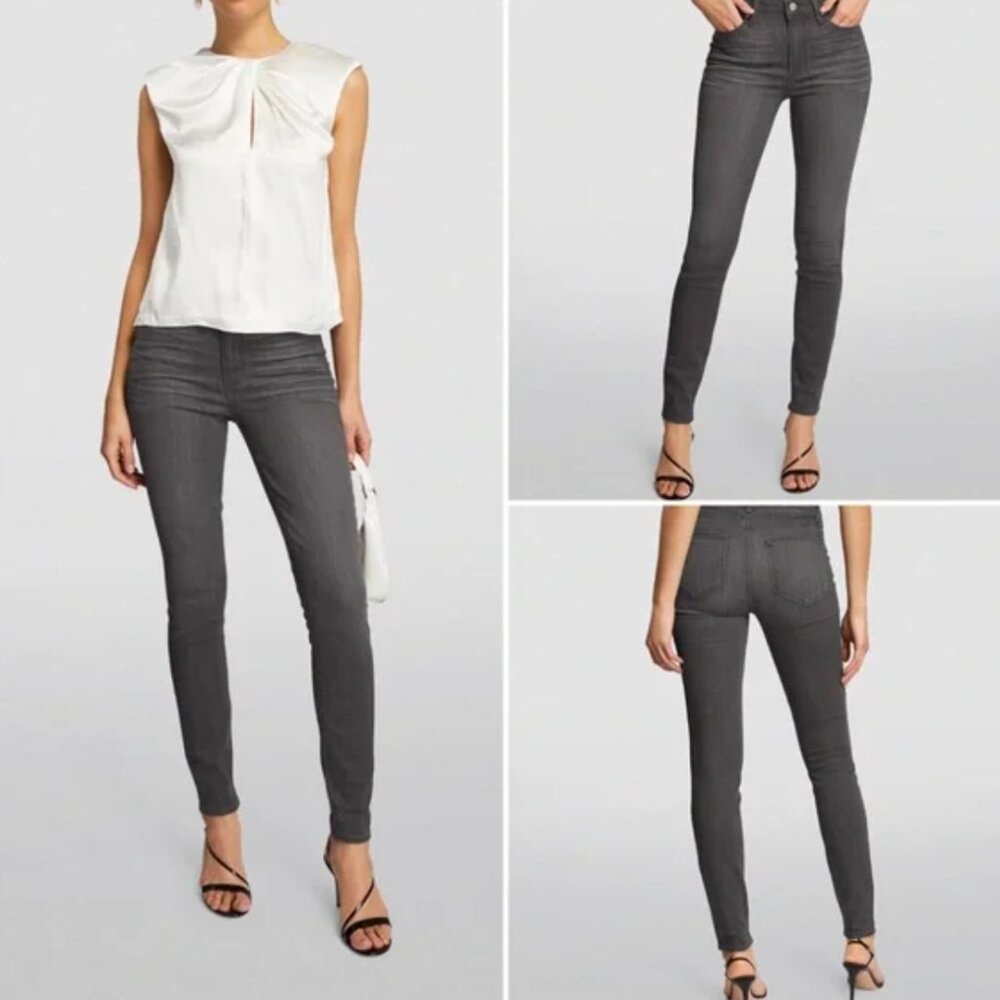 Paige Hoxton Ultra Skinny Jeans in Grey Peaks, sz 30